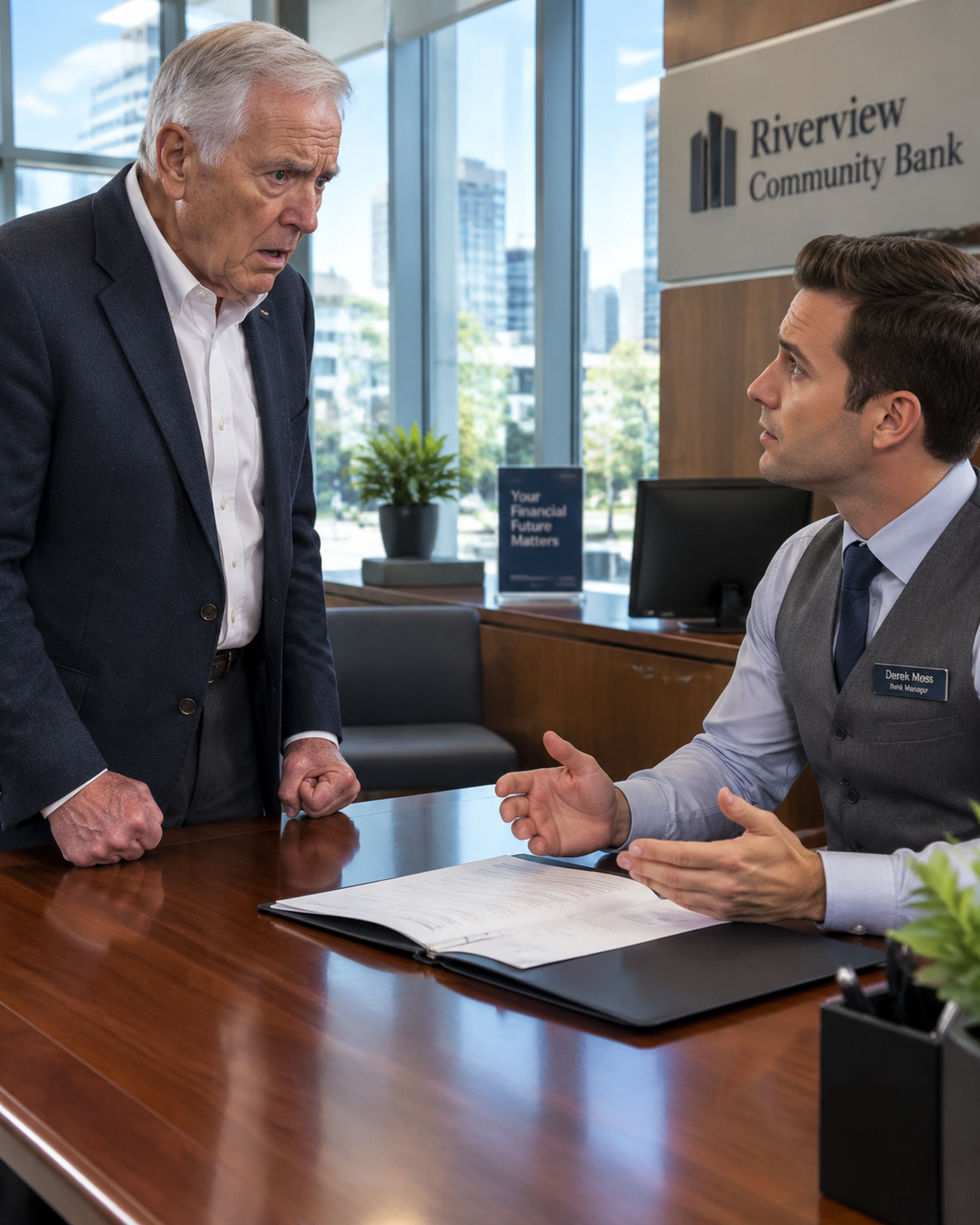 My daughter-in-law had my bank accounts frozen, convinced she could take control of my money—but she never expected the banker…