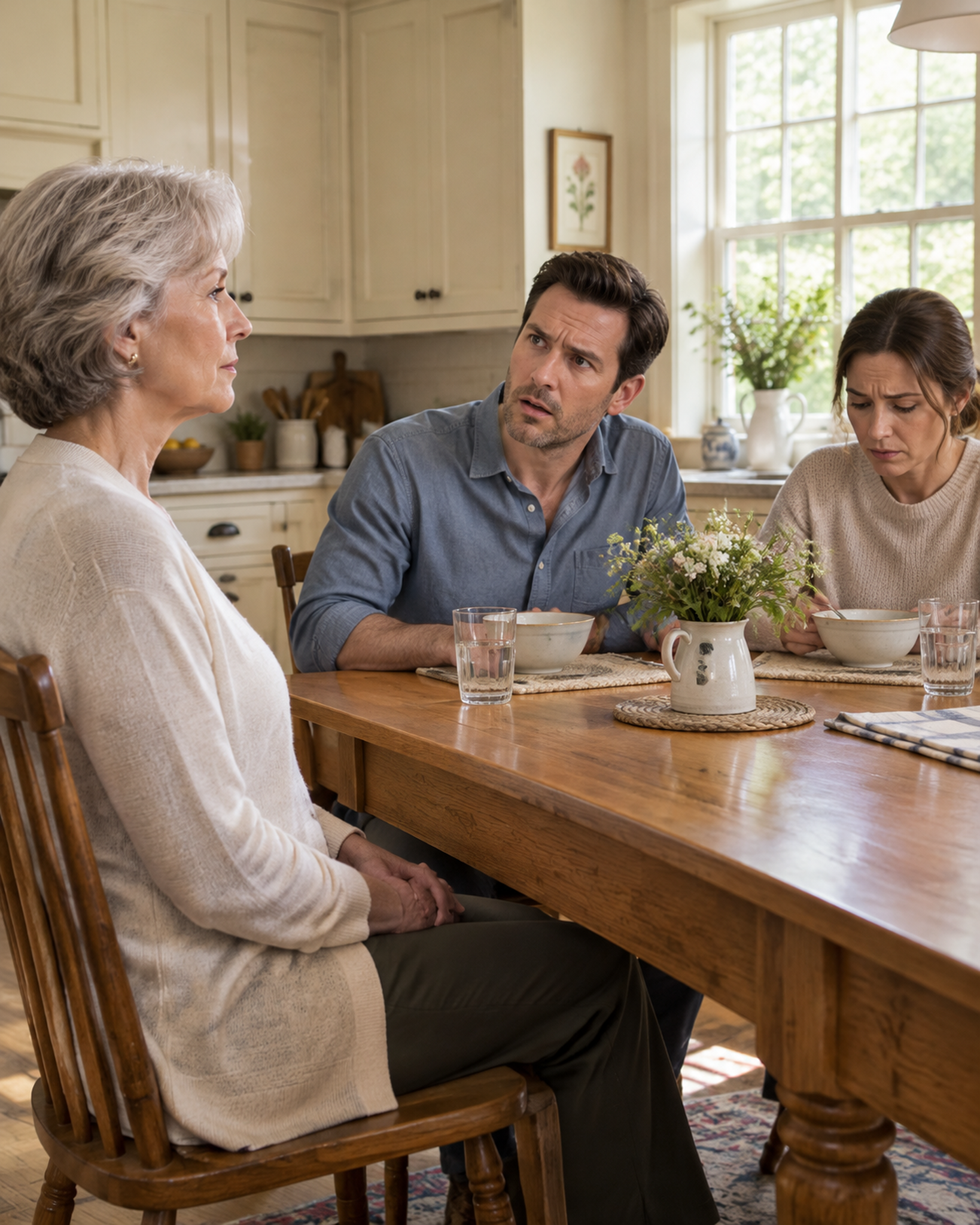 My son questioned my place at my own table, expecting me to let it go—24 hours later, he was loading his belongings into a rental…