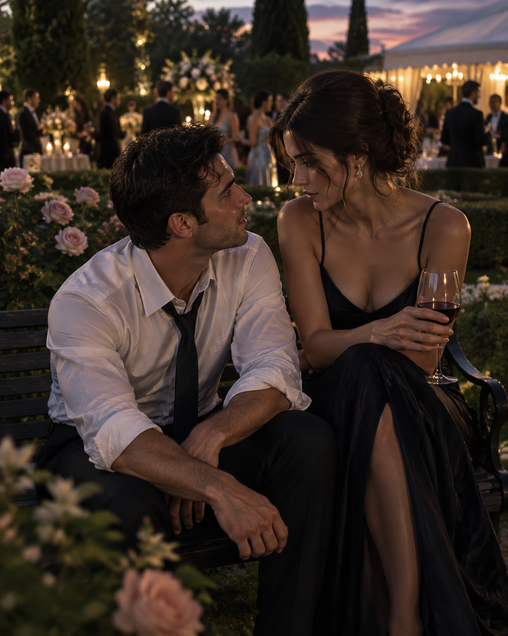 She Was the Most Intimidating Woman at the Wedding, and Landon Spent the Entire Night Trying Not to Notice Her—Until She Quietly Said, “Look at Me.”